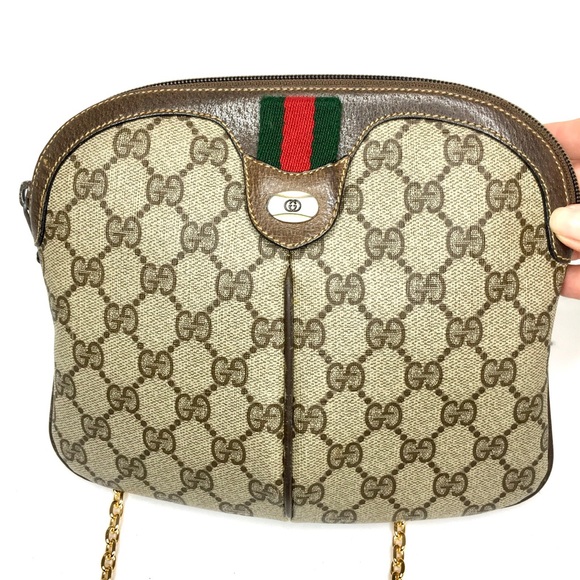 Authentic Gucci brown monogram crossbody bag - Picture 4 of 16